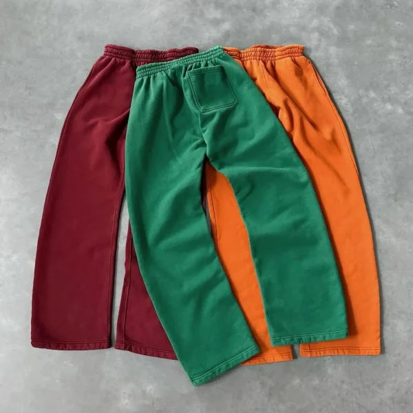 Joggers Sweatsuit Blank Cotton French Terry Zip up Hoodies and Sweatpants Sets Unisex - Image 3