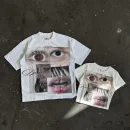 DTG Print 100% Cotton Oversized Drop Shoulder Graphic Unisex Boxy T Shirt