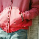 Distressed Sun Faded Zipper 100% Cotton Heavyweight Acid Wash Vintage French Terry Hoodie