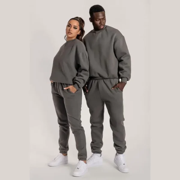 Black and Orange Mantors Men's Hooded Athletic Tracksuit Full - Image 5