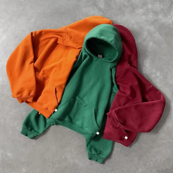 Joggers Sweatsuit Blank Cotton French Terry Zip up Hoodies and Sweatpants Sets Unisex - Image 5