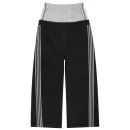 Oversized Stripe Straight Wide Leg Baggy Double Waist Side Stripe Flared Sweatpants